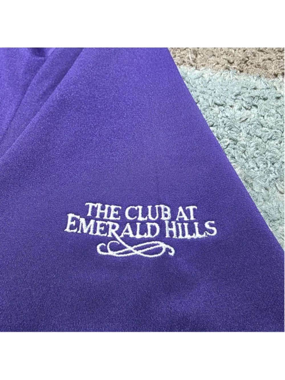 RLX Ralph Lauren Polo Shirt Men’s L Emerald Hills Purple